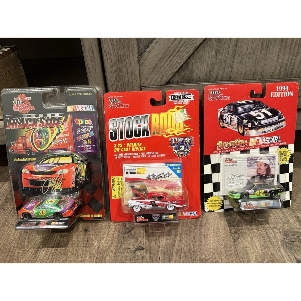 Racing Champions Stock Rods Stock Car Trackside NASCAR Lot 45 42 8